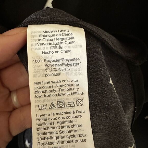 J Crew Stars Black and White V Neck Blouse Size S - Picture 5 of 6